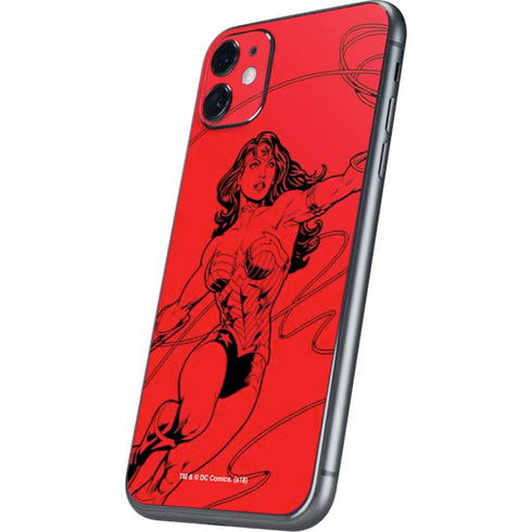 DC Comics Wonder Woman Comic Pop iPhone 11 Skin